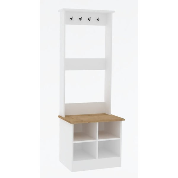 Biały zestaw do przedpokoju Mare – Kalune Design