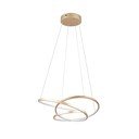 Lampa wisząca LED ze ściemniaczem w kolorze złota Darvin – Trio