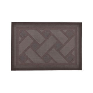 Brązowa materiałowa mata stołowa zestaw 2 szt. 30x45 cm Geom – JAHU collections