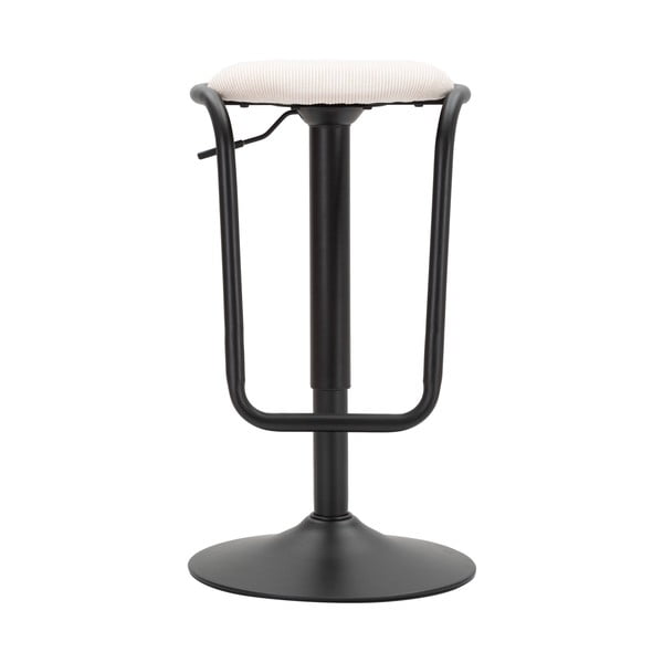 Biały/czarny tapicerowany hoker z regulowaną wysokością (wysokość siedziska 61 cm) Destiny – Mauro Ferretti-image-2