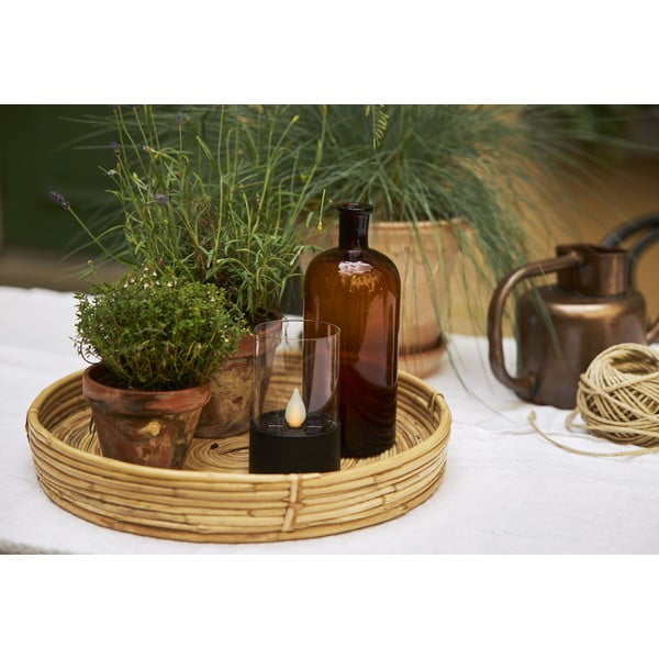 Czarna ogrodowa dekoracja świetlna LED Star Trading Puloun, wys. 13,5 cm-image-4