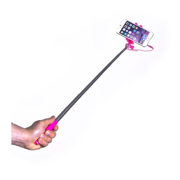 Selfie stick CELLY Mini selfie, różowy-image-2