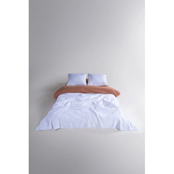 Biały zestaw narzuty na łóżko i poszewki na poduszkę żakardowy 180x240 cm Jacquard – Mila Home Luxury