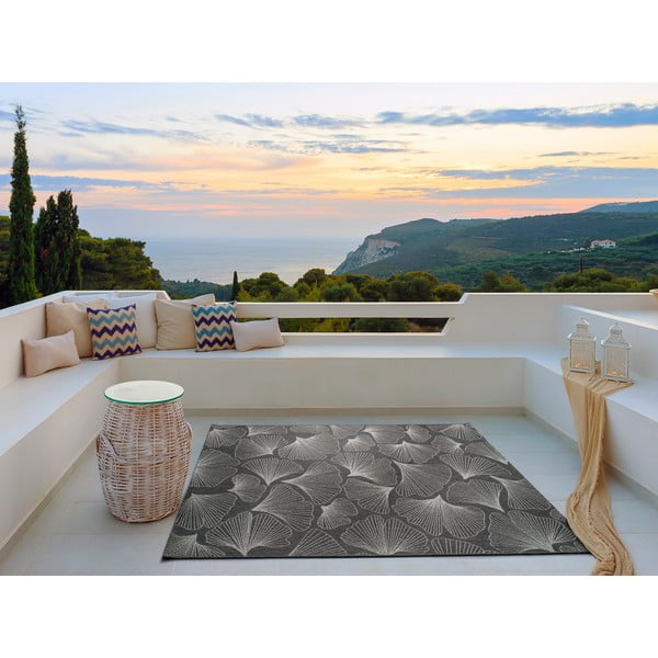 Ciemnoszary dywan zewnętrzny Universal Tokio, 80x150 cm-image-1