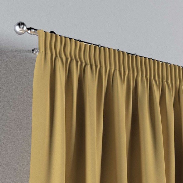 Żółta zasłona 260x130 cm Cotton Story – Yellow Tipi-image-3