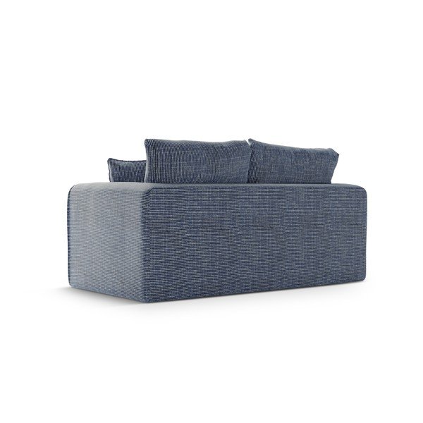 Szaroniebieska rozkładana sofa 158 cm Lido – Micadoni -image-3