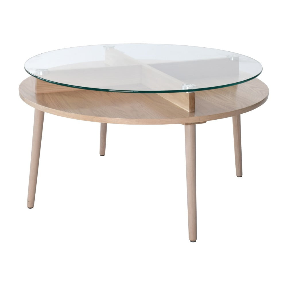 Stolik dębowy RGE Solo, ⌀ 90 cm
