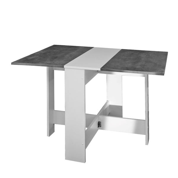 Szaro-biały rozkładany stół 13Casa Trick