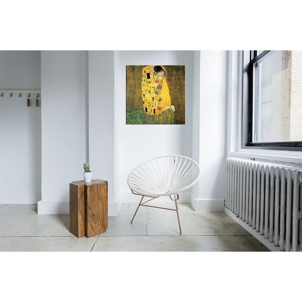 Reprodukcja obrazu Gustava Klimta – The Kiss, 90x90 cm-image-1