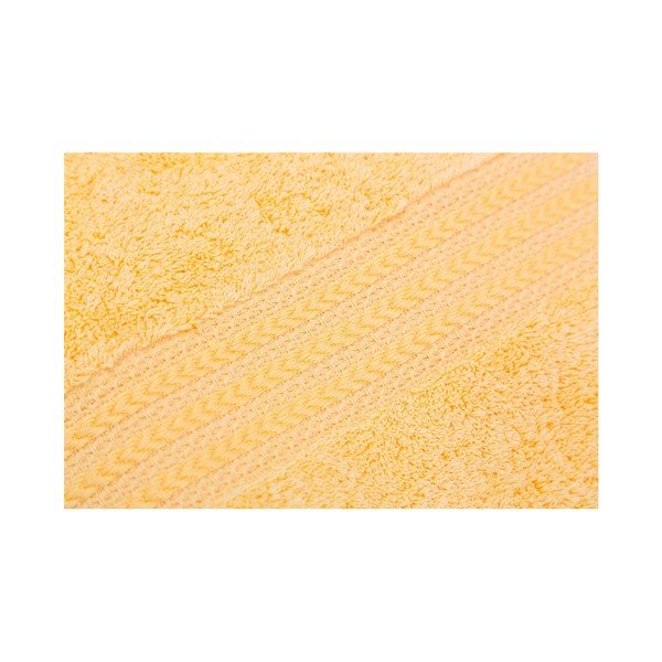 Żółty ręcznik z czystej bawełny Foutastic, 70x140 cm-image-2