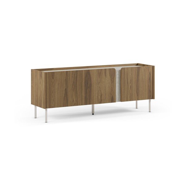 Szafka pod TV w dekorze dębu w naturalnym kolorze 140x54x35,5 cm Lucile – Marckeric-image-3
