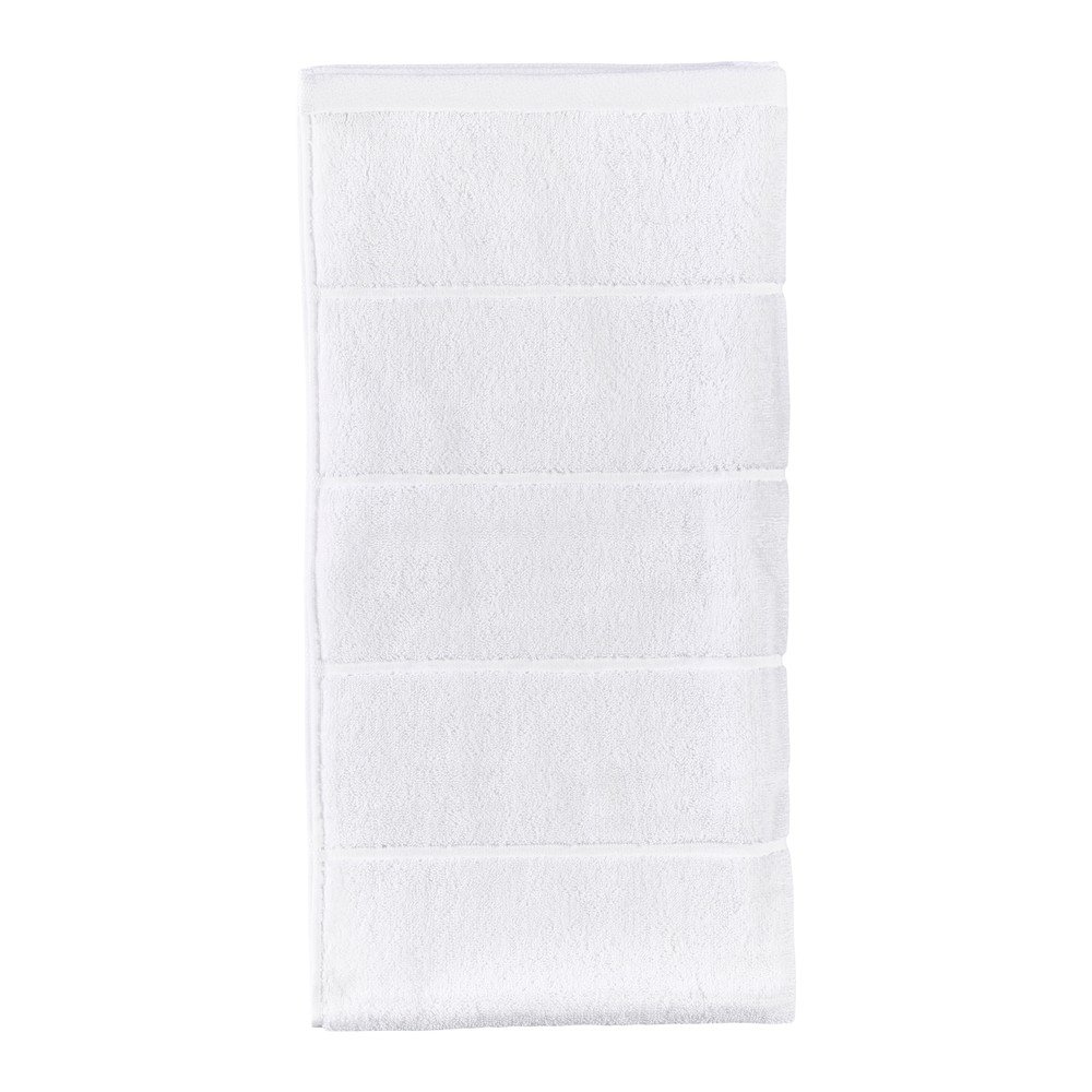 Biały bawełniany ręcznik kąpielowy frotte 70x140 cm Sauna – Zone