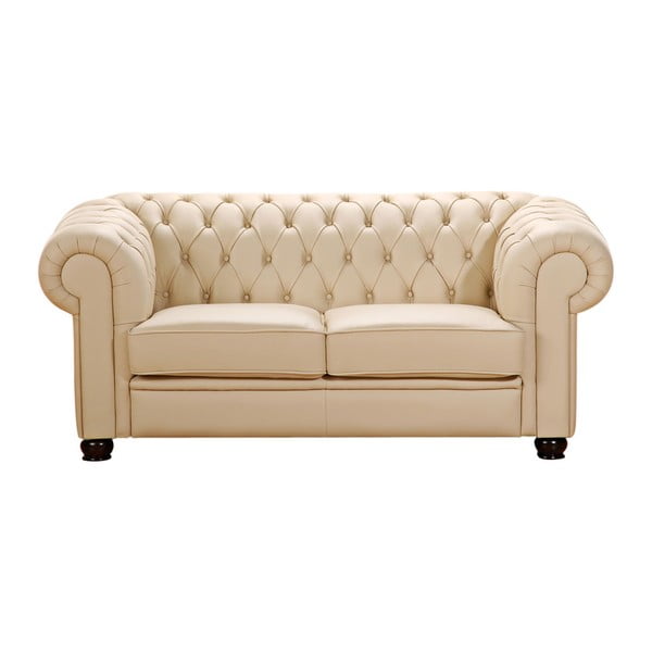 Beżowa sofa z imitacji skóry Max Winzer Chandler, 172 cm