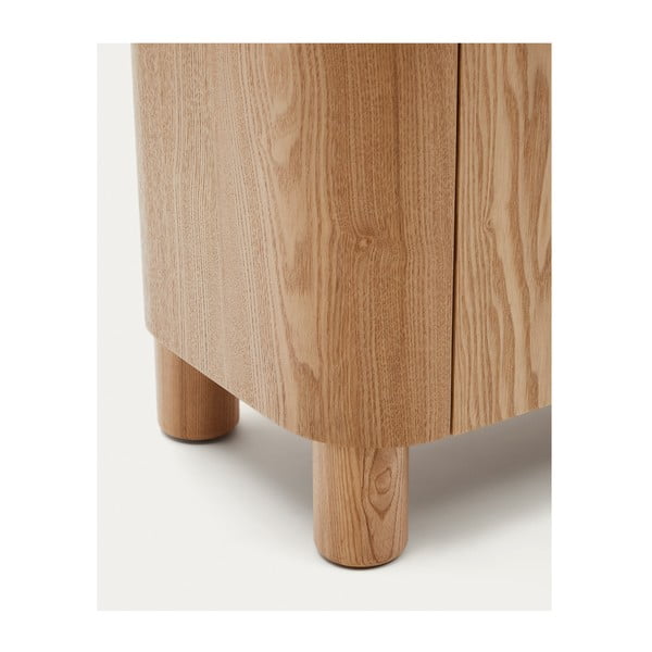 Szafka pod TV w dekorze jesionu w naturalnym kolorze 200x52x40 cm Salaya – Kave Home-image-4