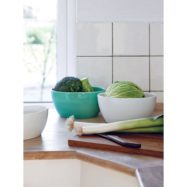 Biała owalna kamionkowa miska Kähler Design Ursula, 22x13,5 cm-image-2