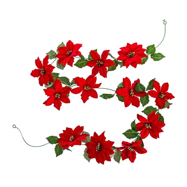 Łańcuch choinkowy 180 cm Poinsettia – Casa Selección