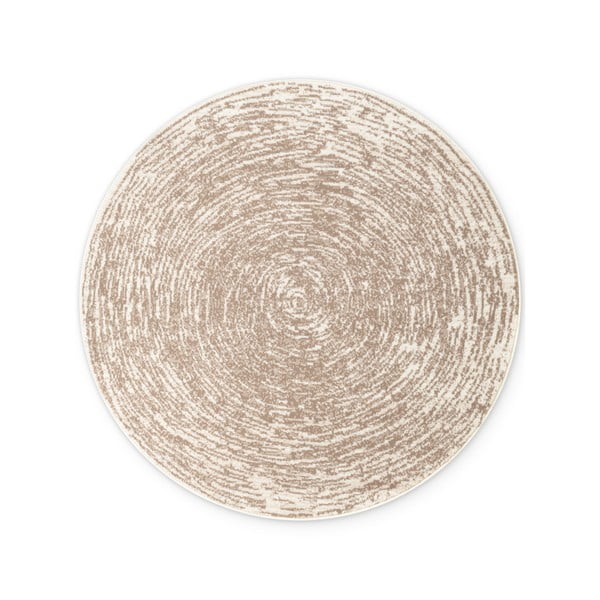 Beżowy/kremowy okrągły dywan ø 120 cm Gloria Cavallo – Hanse Home