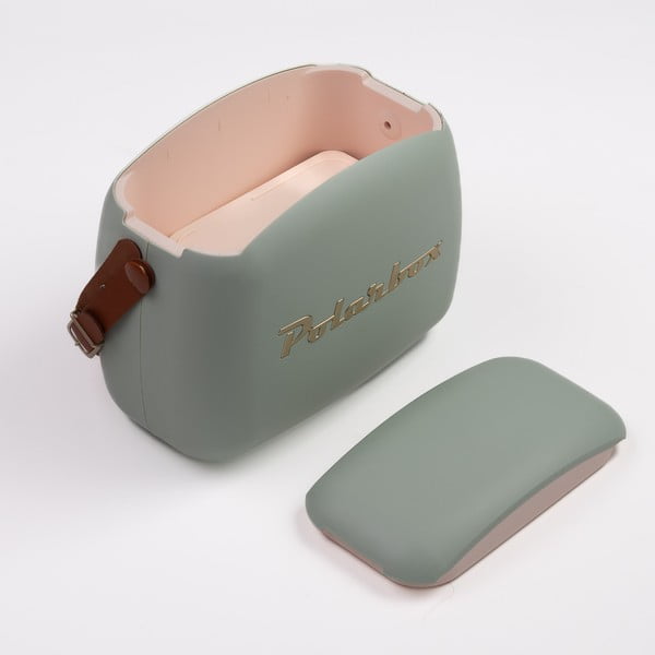 Szarozielony pojemnik chłodzący 6 l Classic Gold – Polarbox-image-3