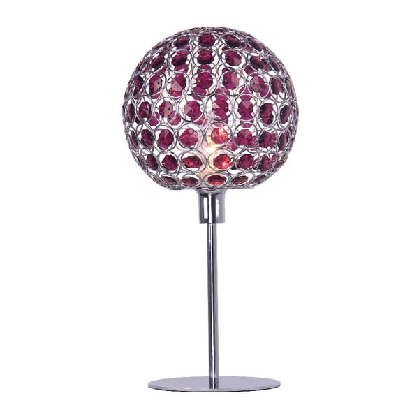 Fioletowa lampa stołowa SULION Venus