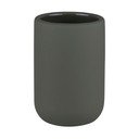 Ciemnozielony kubek na szczoteczki do zębów ceramiczny Lotus Play – Mette Ditmer Denmark