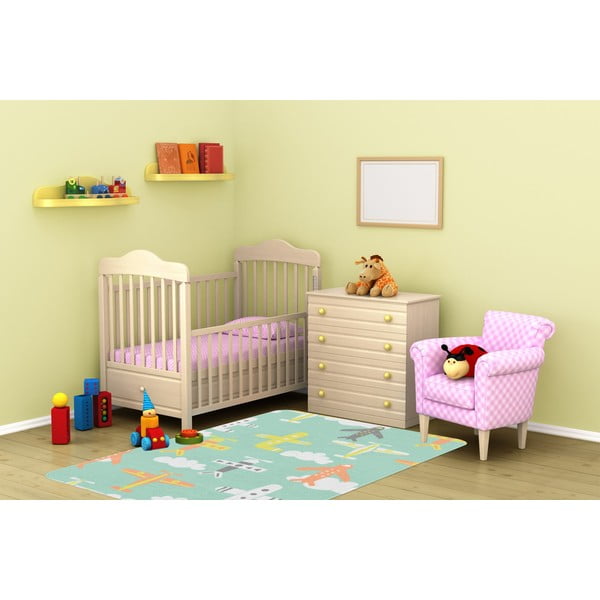 Jasnozielony dywan dziecięcy 100x140 cm Happy Plains – Oyo Concept-image-2