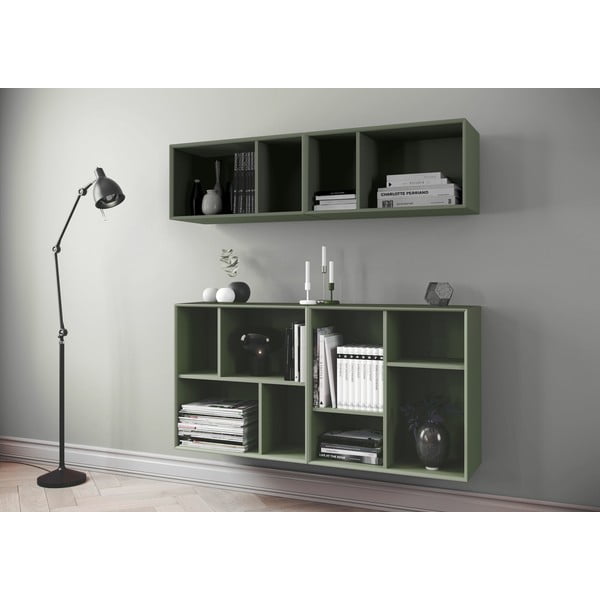 Czarny regał ścienny Tenzo Z Cube, 70x70 cm-image-1