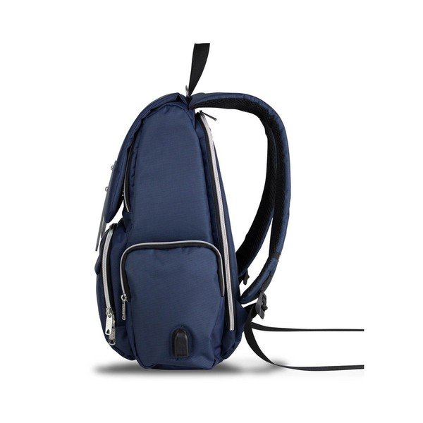 Ciemnoniebieski plecak dla mam z USB My Valice MOTHER STAR Baby Care Backpack-image-2