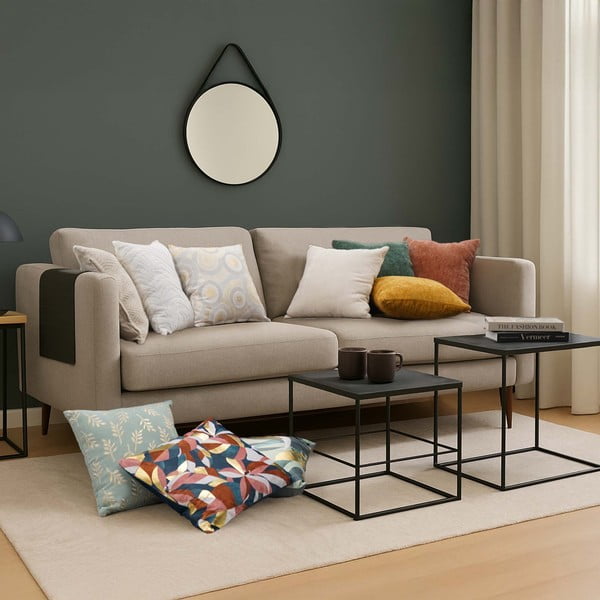 Poszewka na poduszkę z mieszanki bawełny 40x40 cm Ilies – douceur d'intérieur-image-3