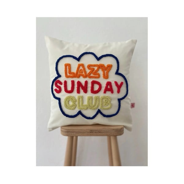 Poszewka na poduszkę 45x45 cm Lazy Sunday CLub – Oyo home