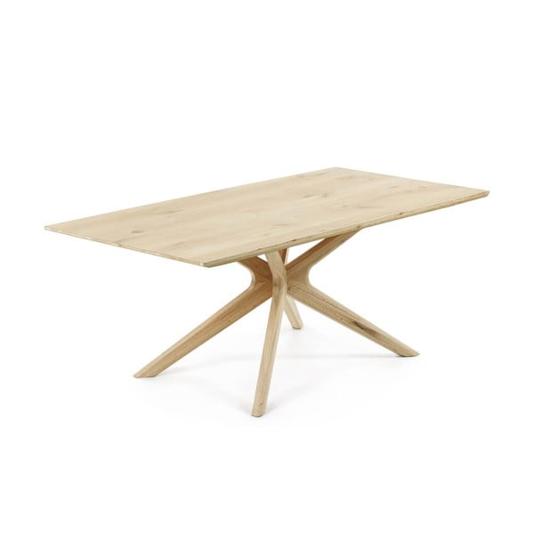 Stół z blatem w dekorze dębu 100x200 cm Armande – Kave Home-image-4