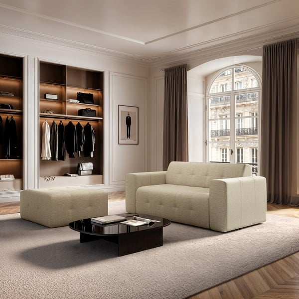 Beżowa sofa 199 cm Tuil – Rodier-image-1