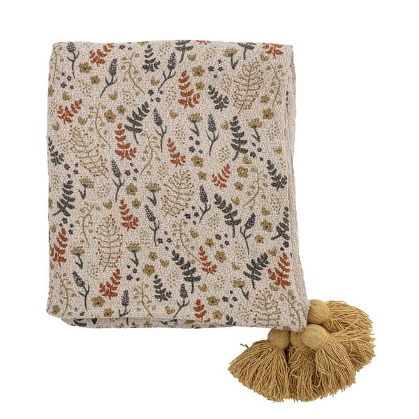 Beżowy koc dziecięcy 130x160 cm Filipa – Bloomingville Mini