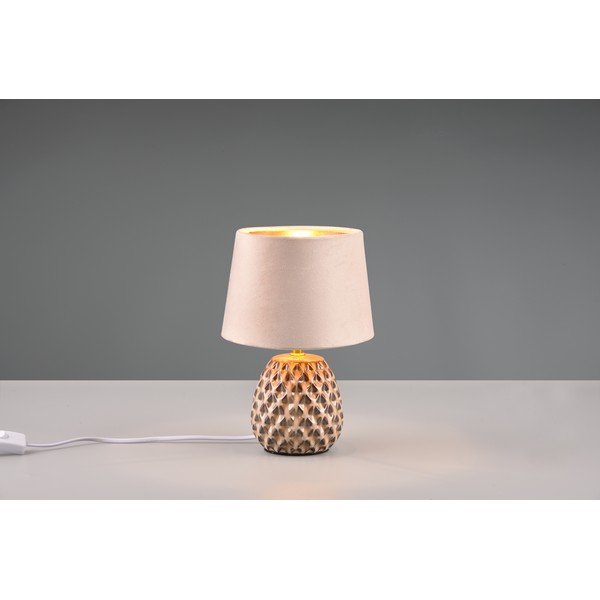 Beżowa lampa stołowa (wys. 27 cm) Ariana – Reality-image-1