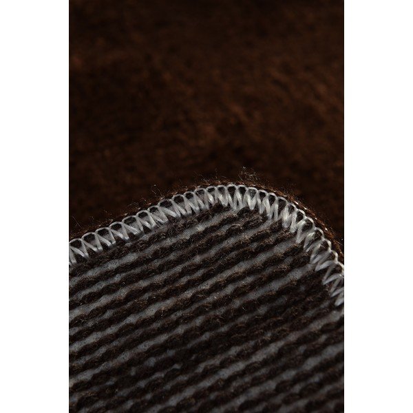 Ciemnobrązowy dywanik łazienkowy ø 90 cm Havai – Foutastic-image-2