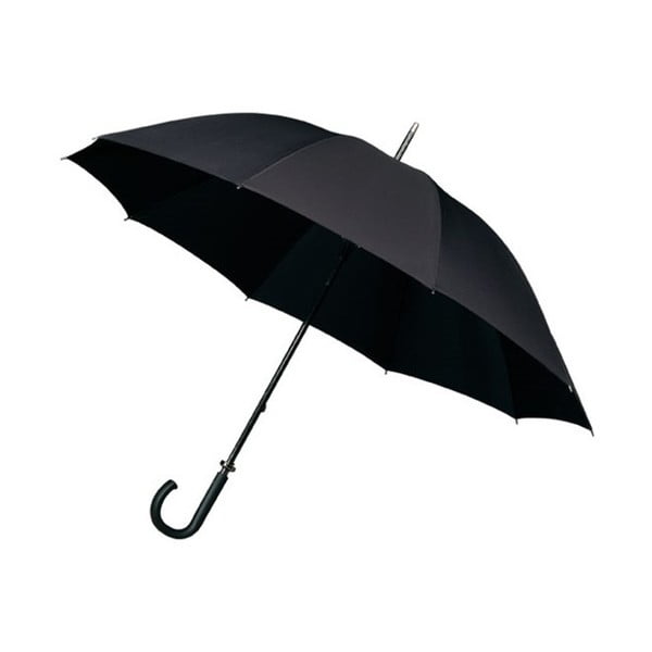Czarny parasol Ambiance Wind, ⌀ 120 cm
