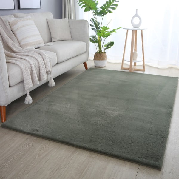 Zielony dywan odpowiedni do prania 120x170 cm Pouffy – Ayyildiz Carpets-image-1