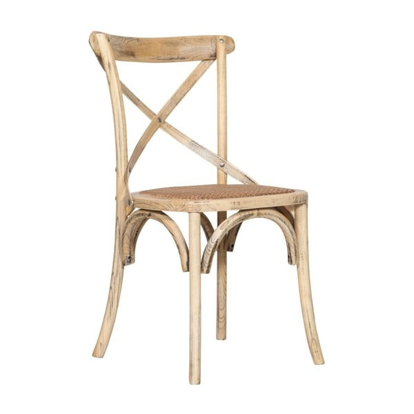 Jasnobrązowe krzesło drewniane Abra