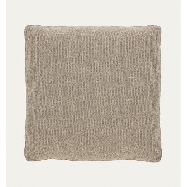 Beżowa poduszka na sofę  z tkaniny szenilowej Blok – Kave Home-image-3