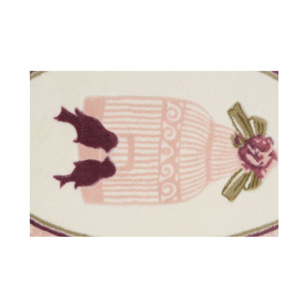 Dywanik łazienkowy Confetti Bathmats Birdcage Pink, 66x53 cm-image-2