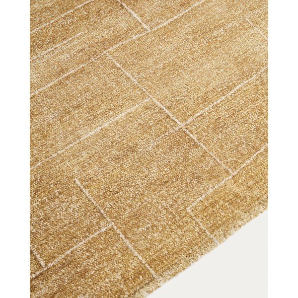 Musztardowy dywan tkany ręcznie 160x230 cm Eloda – Kave Home-image-1