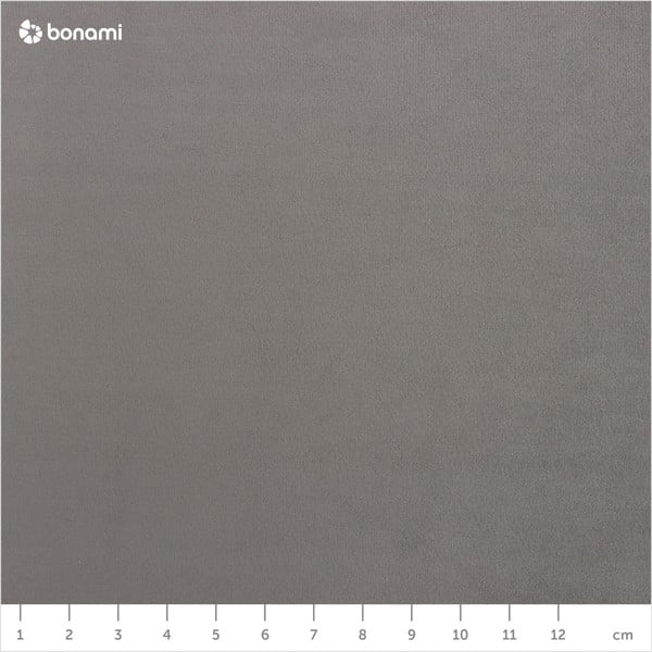 Szary aksamitny narożnik (lewostronny) Jodie − Micadoni Home-image-1