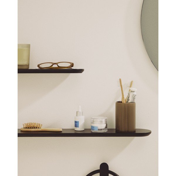 Czarne półki zestaw 2 szt. 55 cm Arely – Kave Home-image-1