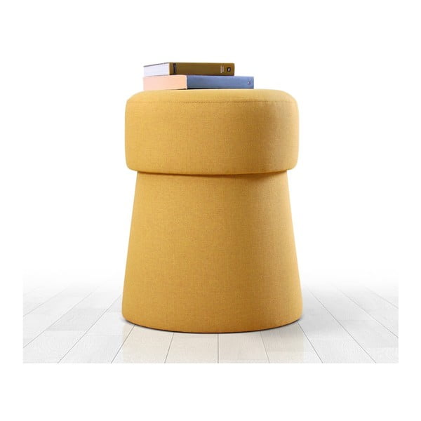 Musztardowy puf Beans – Artie-image-2