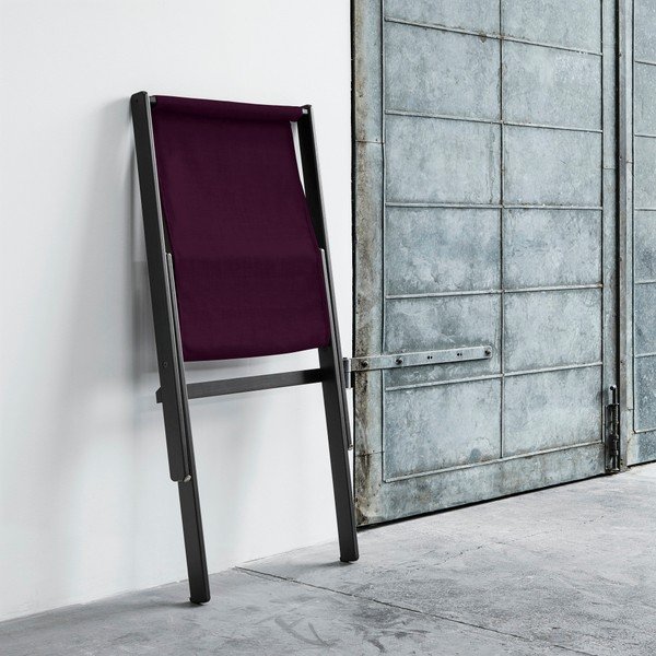 Fotel składany Karup Boogie Black/Purple Plum-image-3