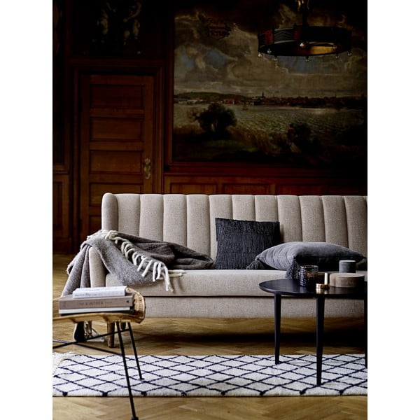 Biały wełniany dywan Bloomingville Geo, 200x300 cm-image-2