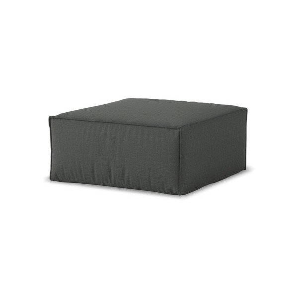 Ciemnoszary puf Cosmopolitan Design Miami, 65x65 cm
