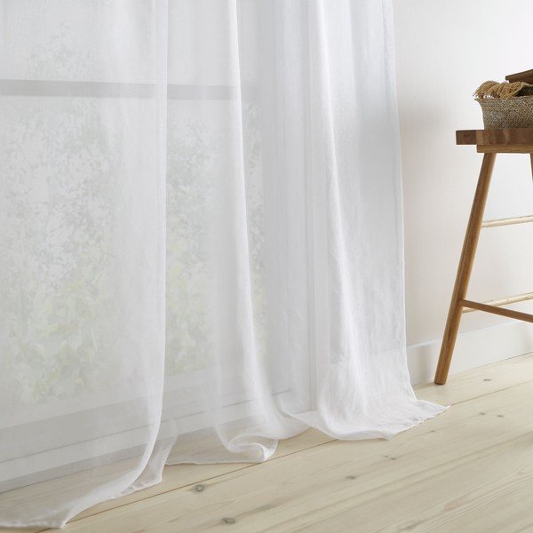 Biała firanka 229x140 cm Izmir Tassel – Pineapple Elephant-image-3