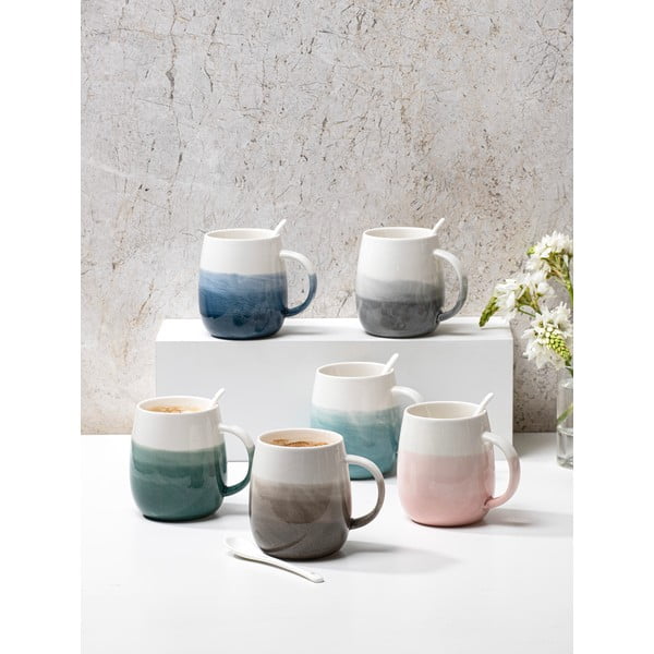 Niebieski porcelanowy kubek 380 ml Immerse – Ladelle-image-1