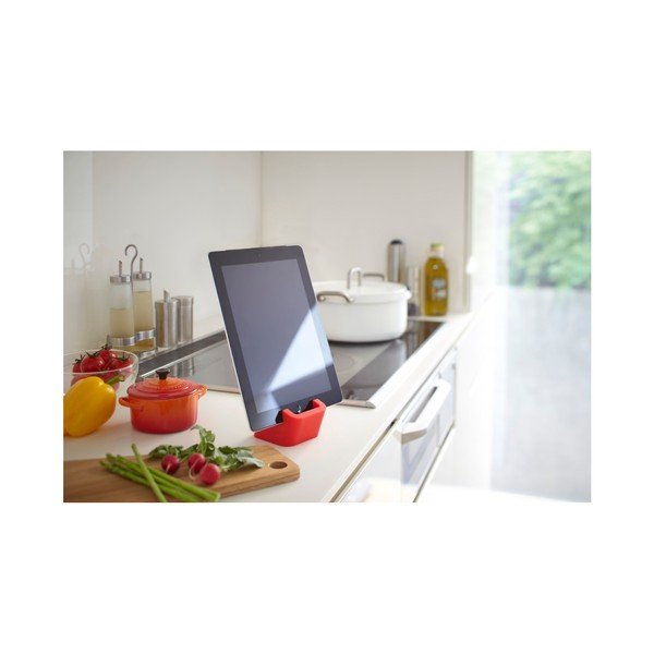 Czerwony stojak na tablet YAMAZAKI Square-image-1