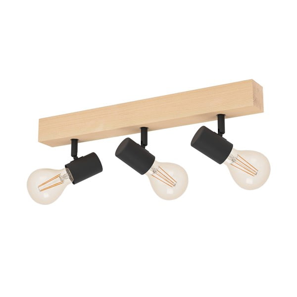 Lampa sufitowa w czarno-naturalnym kolorze 5x48 cm TOWNSHEND 3 – EGLO